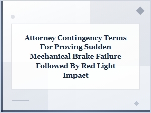 Attorney Explains Proving Brake Failure in Red Light Crash