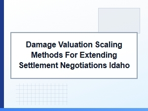 Scaling Damage Valuations to Stretch Idaho Settlement Talks