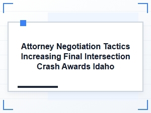 Attorney Negotiation Tactics Boost Idaho Intersection Awards